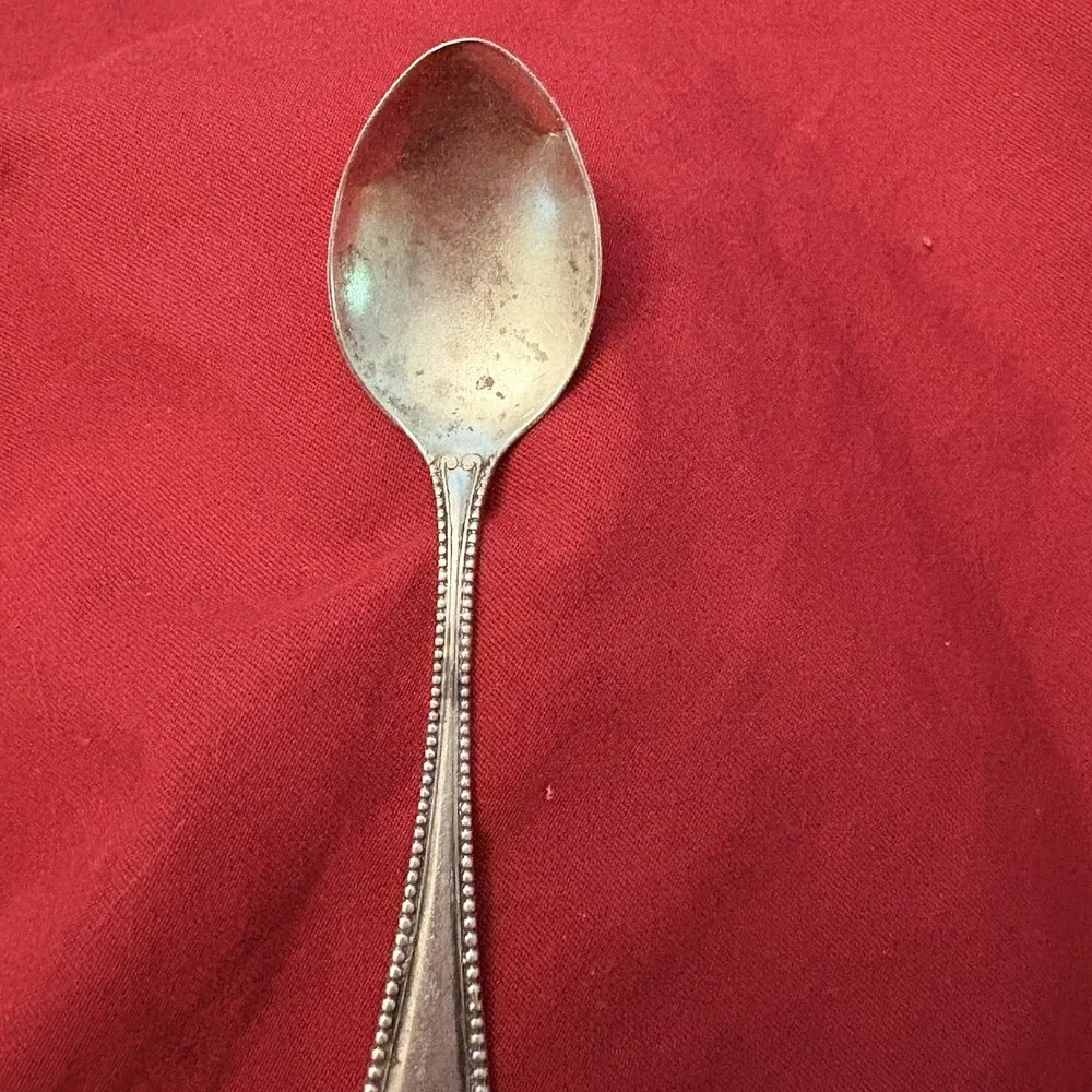 Vintage Baker‎ Manchester BMS14 Sterling Silver Demitasse Spoon 4